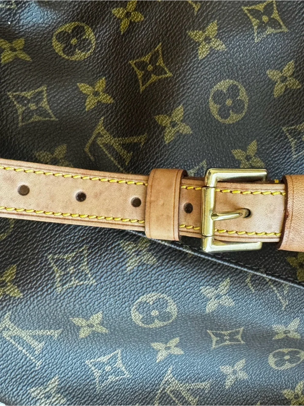 Louis Vuitton Monogram Canvas Backpack in Brown and Tan